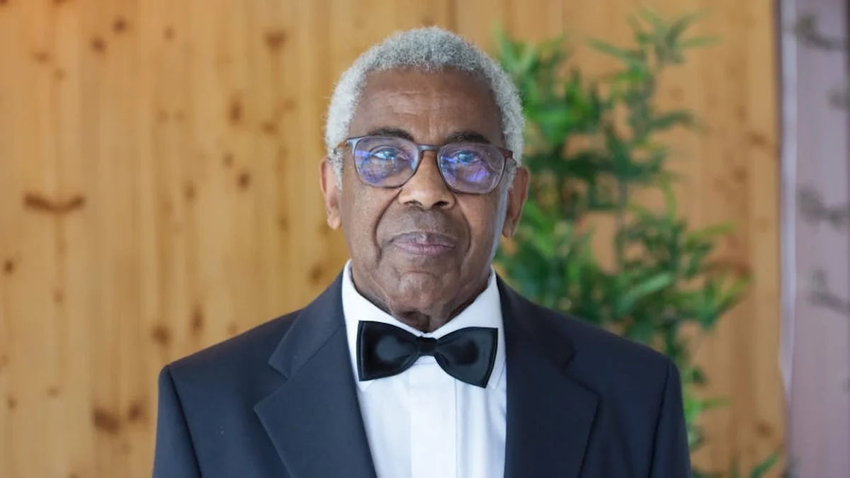 He made a speech in which he declared that he was a member of the Democratic Party and that he was a member of the armed forces